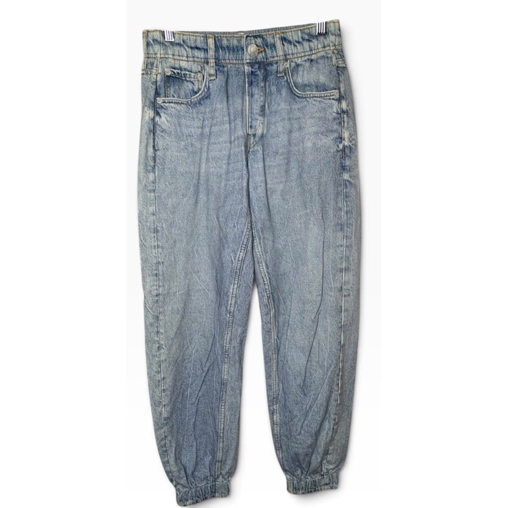 NWOT Rag And Bone Miramar Joggers Size XS Blue Tapered Leg Mid Rise Pull On